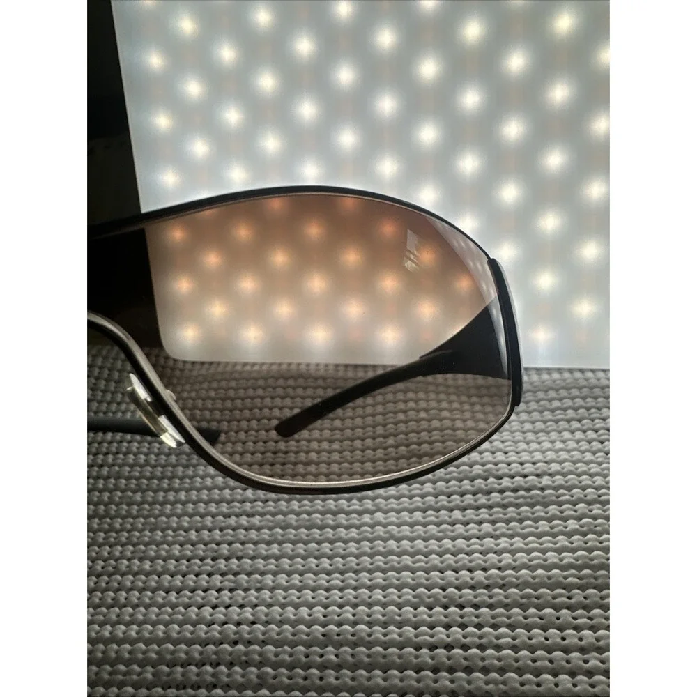 Ray-Ban RB3268 041/13 Highstreet Shield Sunglasses Gunmetal Brown Gradient